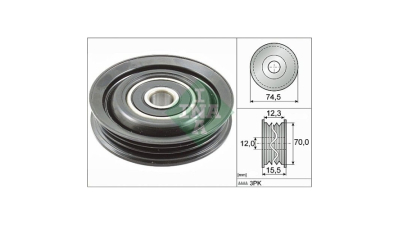 Rola ghidaj Nissan Note (E11), 01.2005-06.2012, Motorizare 1.4, INA