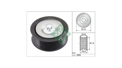 Rola intinzator curea transmisie INA 532086610