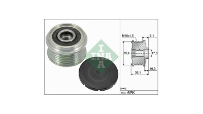 Fulie alternator Ina 535002610