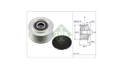 Fulie alternator Ina 535004710