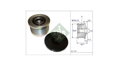 Fulie alternator Ina 535008810