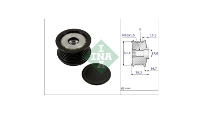 Fulie alternator Ina 535023610