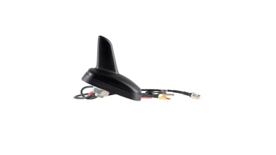 Antena auto reala Rechin,  AM/FM, GSM, GPS, 12V, diam gaura fixare 15mm, culoare negru