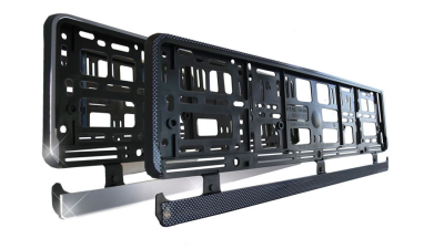 Suport numar inmatriculare auto carbon