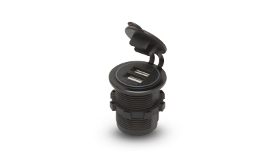Adaptor USB instalabil in locasul brichetei – lumina albastra, 1 buc., 54926BL