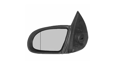 Oglinda exterioara Opel Tigra 10.1994-12.2001 partea stanga BestAutoVest crom asferica carcasa prevopsita grunduita reglare electrica cu incalzire