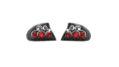 Set stopuri tuning OPEL TIGRA, 10.1994-12.2001, Taiwan, partea stanga+dreapta, negru, transparent; cu locas bec;