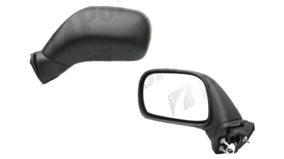 Oglinda exterioara Opel Agila (H00), 07.2000-01.2008, Suzuki Wagon R+ (Mm), 05.2000-, Dreapta, Crom, electrica, Fara incalzire, carcasa neagra, Convex, View Max, 4705258; 4705560; 9201200; 9209148 5503524M