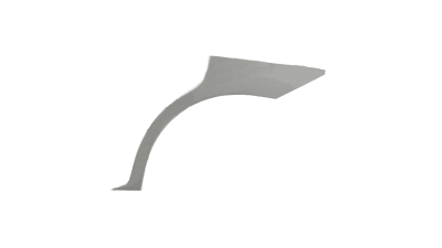Segment reparatie aripa spate Opel Agila, 07.2000-01.2008, parte montare Segment reparatie aripa spate dreapta, 55038415, Aftermarket