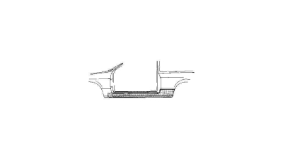 Prag Opel Kadett E 3-Usi (Hatchback +Sedan+Combi) 85-1991 Stanga 164500, prag din metal