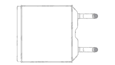Radiator Incalzire Opel Kadett E, 09.1984-07.1986, motor diesel, benzina, aluminiu brazat/plastic, 178x172x32 mm, 