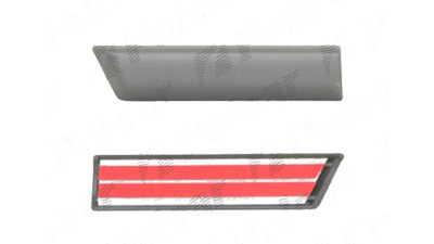 Bandou aripa, ornament Opel Astra F, 1995-12.2002, fata, Stanga, negru