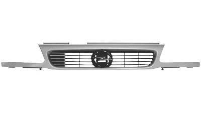 Grila radiator Opel Astra F (Sedan+Hatchback+Combi), 10.1994-12.2002, negru/grunduit, 6320026, 550705-1