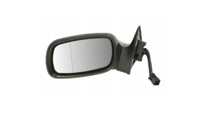 Oglinda usa exterioara Opel Astra F, 1994-12.2002, partea Stanga, reglare electrica; carcasa neagra; incalzit; sticla asferica; geam cromat, Aftermarket