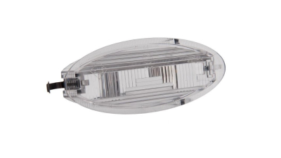 Dispersor Lampa numar Opel Vectra B, 1995-1998 Hatchback, Sedan; Astra F, 09.1991-12.2002 Hatchback, Sedan, spate, Stanga = Dreapta, oval; fara carcasa, OEM/OES