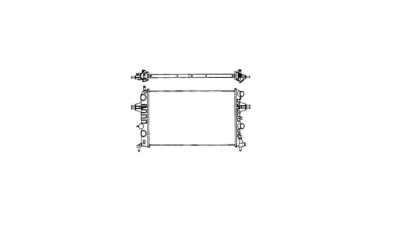Radiator racire Opel Astra G (T98) 02.1998-01.2005 Motor 1, 2 48/55kw; Model Classic 10.2003-08.2009 Motor 1, 4 66kw Benzina, tip climatizare cu AC, cutie Manuala, fara dop de scurgere, dimensiune 610x378x23mm, Cu lipire fagure mecanica, Aftermarket