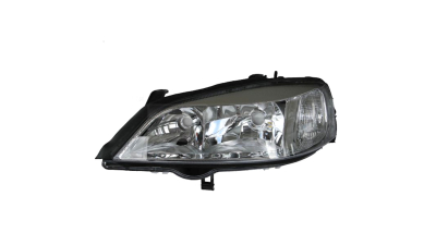 Far Opel Astra G (T98), 1998-08.2009, partea Stanga, electric, tip bec H7+HB3, silver, fara motoras, Depo