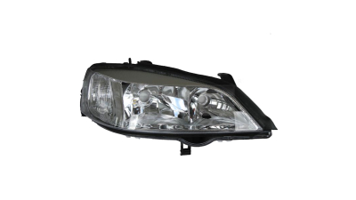 Far Opel Astra G (T98), 1998-08.2009, partea Dreapta, electric, tip bec H7+HB3, silver, fara motoras, Depo
