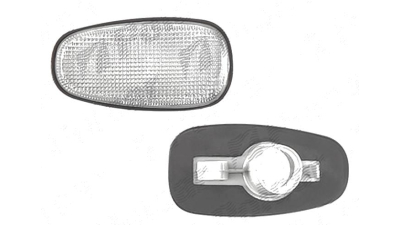 Lampa semnalizare laterala Opel Astra G, 01.1998-08.2009; Zafira, 01.1999-05.2005, fata, Stanga = Dreapta, WY5W; alb, negru carcasa; fara suport becuri, TYC