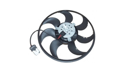 GMV ventilator radiator Opel Zafira OPC A (T98), 1999-2005, motor 2.0 T, benzina, 390 mm; 3 pini, cu pre-rezistor