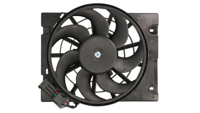 GMV radiator electroventilator Opel Zafira A (T98), 1999-2005, motor 1.6; 1.8, benzina, cu AC, 310 mm; 3 pini, cu pre-rezistor, 