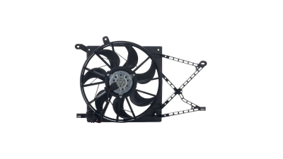 GMV radiator electroventilator Opel Astra G (T98) 01.2000-2009 Motor 1, 4 66kw; 1, 6 55/62/71/74/76 Kw; 1, 8 85/92kw; Opel Zafira (T98) 01.1999-06.2005 (Motor 1, 6 71/74kw; 1, 8 85/92kw) Benzina, tip climatizare fara AC, dimensiune 395mm, cu rezistor, cu 