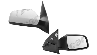 Oglinda exterioara Opel Astra G 01.1998-08.2009 partea dreapta View Max crom convex carcasa prevopsita grunduita reglare manuala prin cablu fara incalzire