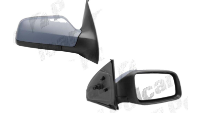 Oglinda exterioara Opel Astra G 01.1998-08.2009 partea dreapta View Max crom convex carcasa prevopsita grunduita reglare electrica cu incalzire, mufa cu 6 gauri/5 pini
