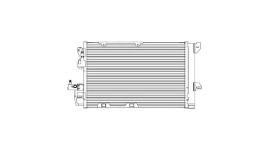 Condensator climatizare Opel Astra G, 09.2000-01.2005, motor 1.6, 62 kw; 1.8, 92 kw; 2.2, 108 kw benzina, cutie manuala/automata, full aluminiu brazat, 590 (545)x380x16 mm, cu uscator si filtru integrat4G0650515/42009016