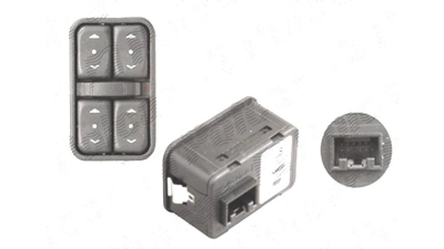 Buton , comutator macara usa Opel Astra G, 01.1998-08.2009; Zafira, 01.1999-05.2005, 4 butoane; 12 pini