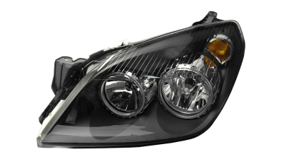 Far Opel Astra H, 10.2003-12.2012, partea Stanga, H1+H21W+H7+W5W; electric; negru; cu motor, DEPO