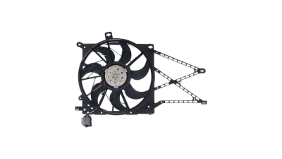 GMV radiator electroventilator Opel Astra H (A04), 2004-2014 1,2 16v 59kw Cu Ac; 1,4 16v 66kw Cu Ac; 1,8 16v 92kw Manual/Automatic; Cu/Fara Ac ; Benzina, Manual, cu AC, 240W/390mm, cu 3 pini, cu rezistor, plastic, Aftermarket