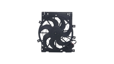 GMV radiator electroventilator Opel Zafira (T98) 2005-2011 ( 1,6 85kw ; 1,7 Cdti 92kw ; 1,9 Cdti 74/88/110kw Fara Ac) Diesel/Benzina,  180W/315mm, cu 2 pini, plastic, fara rezistor, Aftermarket