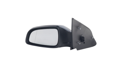 Oglinda exterioara Opel Astra H, 04.2007-12.2012, Opel Astra H, 10.2003-04.2007 , partea Stanga, culoare sticla crom, sticla asferica, cu carcasa grunduita, cu incalzire , ajustare electrica, 13253341; 6428277
