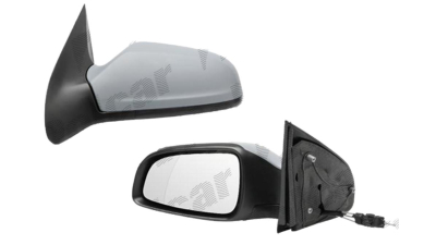 Oglinda exterioara Opel Astra H 5-Usi/Combi 2003-2009 Dreapta, Crom, manuala,prin cablu, Fara incalzire, carcasa prevopsita, grunduita, Convex, View Max, 13141988; 13141999; 13142395; 6428199; 6428918; 6428926 5509522M
