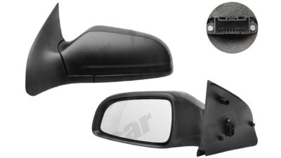 Oglinda exterioara Opel Astra H  (Model cu 3 usi GTC) 2003-12.2012 , Dreapta, Crom, electrica, Cu incalzire, carcasa neagra, Convex, View Max, 13141996; 13253342; 6207118; 6428185; 642818564289126; 6428269; 6428278; 6428786; 6428912 5509527M