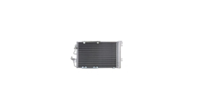 Condensator climatizare Opel Zafira B (T98), 01.2008-12.2011, motor 1.6, 85 kw benzina, cutie manuala, full aluminiu brazat, 590 (550)x380x16 mm, cu uscator si filtru integrat
