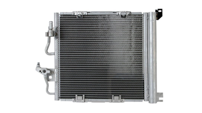 Condensator climatizare Opel Astra H, 08.2005-12.2011, motor 1.3 CDTI, 66 kw diesel, cutie manuala, full aluminiu brazat, 410 (360)x380 (365)x17 mm, cu uscator si filtru integrat6#000001->