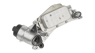 Radiator racire ulei motor, termoflot Opel Corsa D GSI (S07), 01.2007-2015, motor 1.6 T, 110 kw, Corsa D OPC (S07), 01.2007-2015, motor 1.6 T, 141 kw, benzina, 140x69x29 mm, cu incinta montaj si filtru ulei, din aluminiu