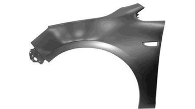 Aripa fata Opel Astra J, 09.2009-, partea Stanga, cu gaura pentru semnalizare, 13302207, 551101-J galvanizata