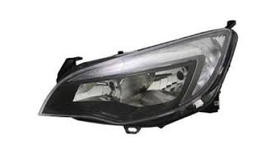 Far Opel Astra J, 01.2013- 5 Usi Sedan/Combi, Electric, tip bec H7+H7, omologare ECE, cu motoras, cu lumini zi, argintiu, 1216724; 13371595, Stanga, marca DEPO