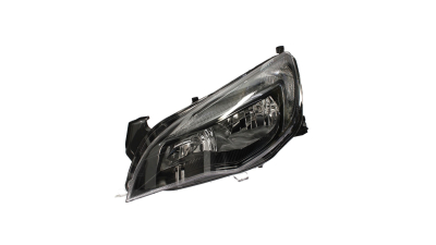 Far Opel Astra J, 09.2009-12.2012 (model 5usi/Sedan/Combi), partea stanga, tip bec H7+H7; cu lumini de zi, negru, cu motoras, Depo