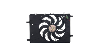 GMV radiator electroventilator Chevrolet Cruze (J300), 2009-2014 Motor 1, 6 80/83kw; 1, 8 104kw, Opel Astra J, 10.2009-2017 Motorizare 1, 6 85kw; 1, 6 Turbo 132kw Benzina, cutie Manuala, dimensiune 300W, 395mm, 2+2pini, cu rezistormm, Aftermarket