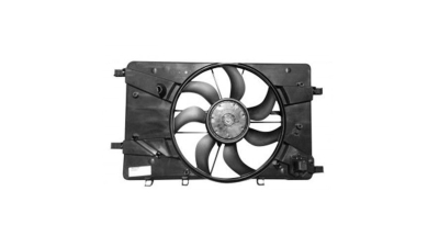 GMV radiator electroventilator Opel Astra J, 10.2009-2017 Motorizare 1, 3 Cdti 70kw; 1, 4 Turbo 88/103kw; 1, 6 85kw; 1, 6 Turbo 132kw; 1, 7 Cdti 74/81kw Diesel/Benzina, dimensiune 400mm, cu 4 pini, cu rezistormm, Aftermarket
