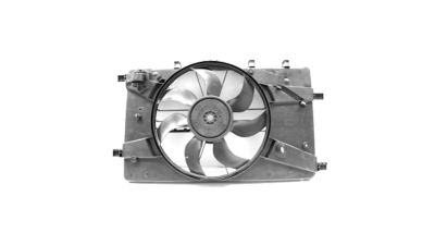 GMV radiator electroventilator Opel Astra J, 10.2009-2017 1,6 Turbo 132kw; 1,7 Cdti 92/96kw; 2,0 Cdti 118/121kw, Model Gtc (1,7 Cdti 96kw), Model Opc (2,0 T 206kw); Diesel/Benzina,  400mm , cu 4 pini, cu rezistor, Aftermarket