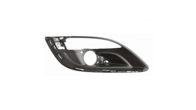 Grila bara Opel Astra J 2012-, Fata partea Dreapta, Cu gaura pentru proiector, 13387225