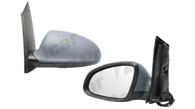 Oglinda exterioara Opel Astra J 09.2009- cu 5 pini , pt 5 usi , partea dreapta View Max crom convex carcasa prevopsita grunduita reglare electrica cu incalzire