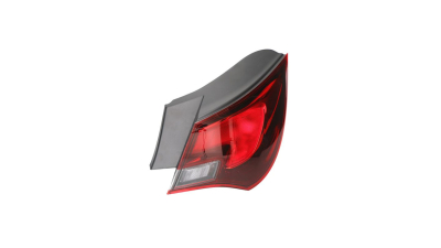 Stop spate lampa Opel Astra J, 10.2011- Model GTC cu 3 usi, partea Dreapta, partea exteRioara, tip bec WY21W, fara suport becuri, gri fumuriu, Valeo