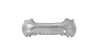 Bara spate Opel Astra J 2012- Hatchback, Model 5 Usi, Grunduita, cu 6 gauri senzori parcare si PDC, 13368413