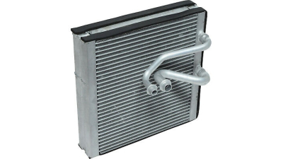 Evaporator aer conditionat Chevrolet Volt, 2015-19 motor 1.5, electric, full aluminiu brazat, 250x250x54 mm, iesire 11, 9 mm, intrare 15, 8 mm, tehnologie cu curgere paralela, 